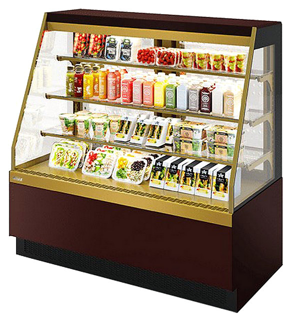 Витрина кондитерская Chilz VETE KUB OFT 130 шоколад, золотой глянец